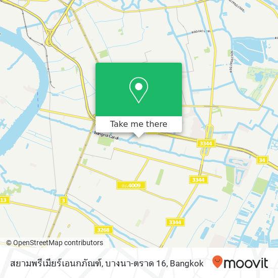 สยามพรีเมียร์เอนกภัณฑ์, บางนา-ตราด 16 map