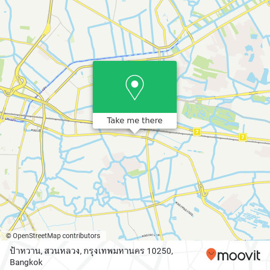 ป้าหวาน, สวนหลวง, กรุงเทพมหานคร 10250 map