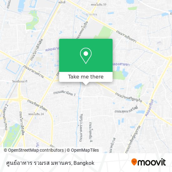 ศูนย์อาหาร รวมรส มหานคร map