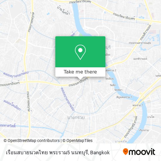 เรือนสบายนวดไทย พระราม5 นนทบุรี map
