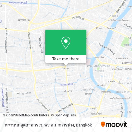 พรานนกอุตสาหกรรม พรานนกการช่าง map