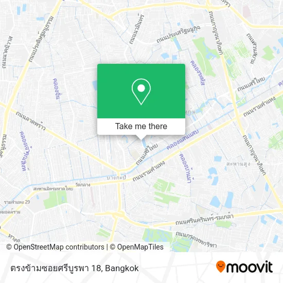 ตรงข้ามซอยศรีบูรพา 18 map