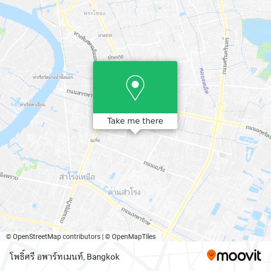 โพธิ์ศรี อพาร์ทเมนท์ map