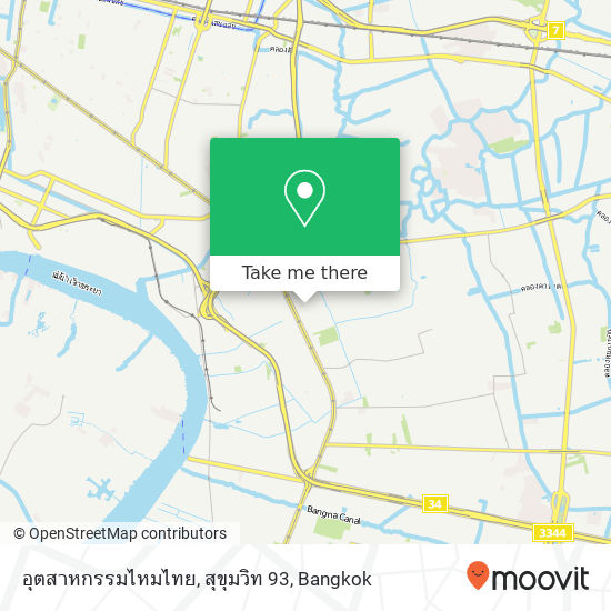 อุตสาหกรรมไหมไทย, สุขุมวิท 93 map