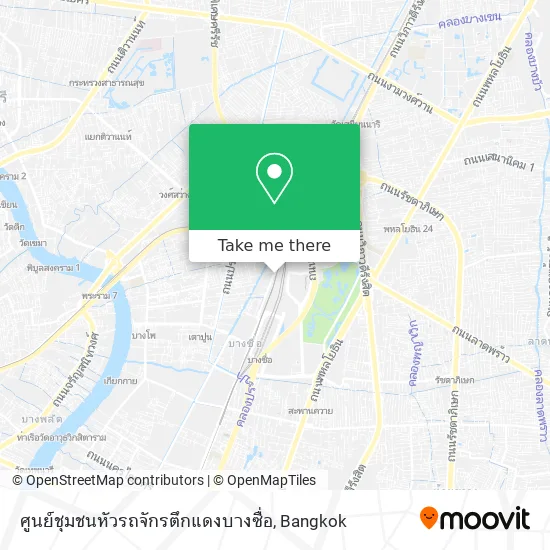 ศูนย์ชุมชนหัวรถจักรตึกแดงบางซื่อ map