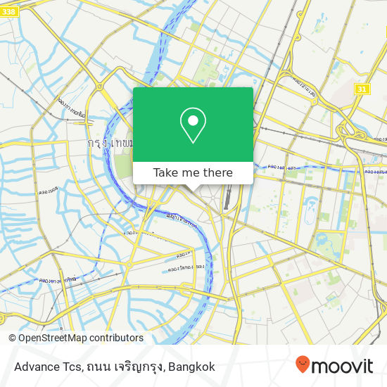 Advance Tcs, ถนน เจริญกรุง map