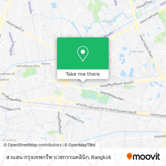 สวนสน-กรุงเทพกรีฑาเวชกรรมคลินิก map