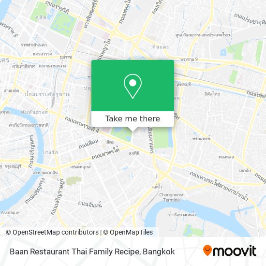 Baan Restaurant Thai Family Recipe map