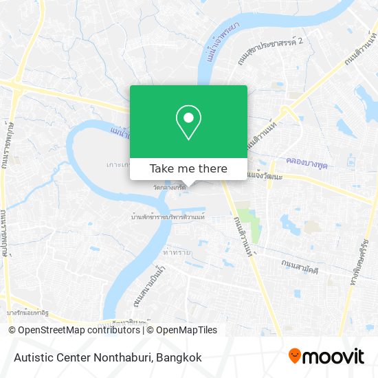 Autistic Center Nonthaburi map