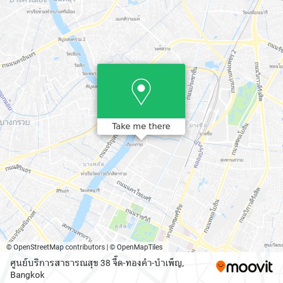 ศูนย์บริการสาธารณสุข 38 จี๊ด-ทองคำ-บำเพ็ญ map