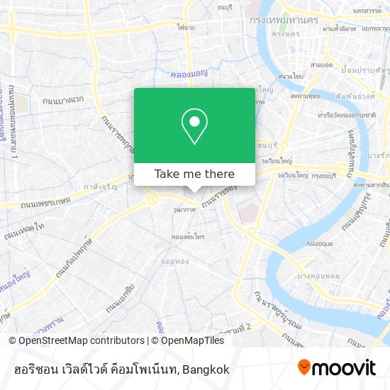 ฮอริซอน เวิลด์ไวด์ ค็อมโพเน็นท map