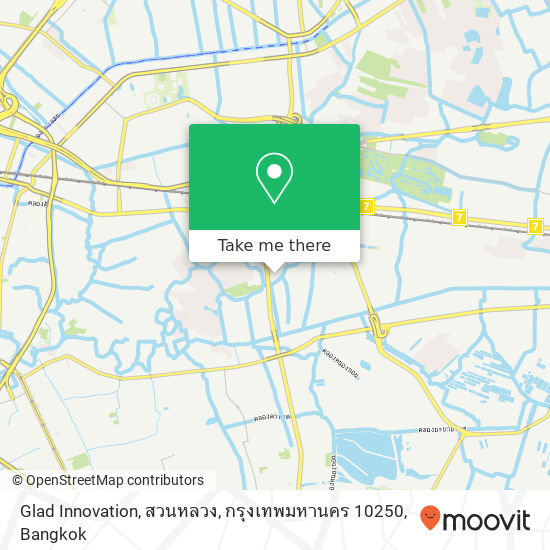 Glad Innovation, สวนหลวง, กรุงเทพมหานคร 10250 map