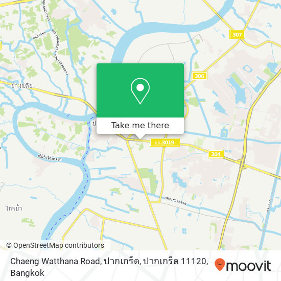 Chaeng Watthana Road, ปากเกร็ด, ปากเกร็ด 11120 map