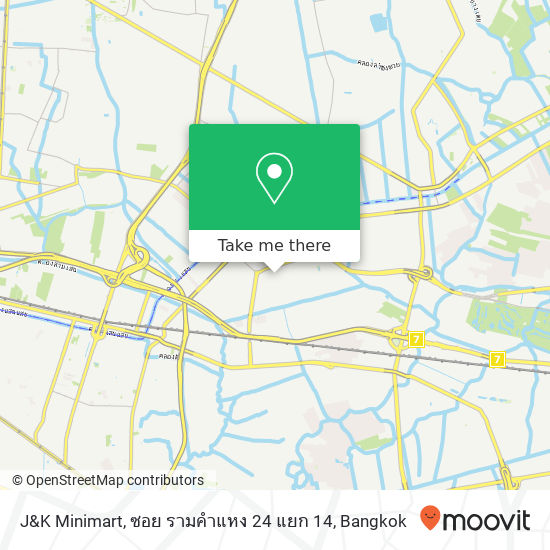 J&K Minimart, ซอย รามคำแหง 24 แยก 14 map