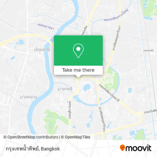 กรุงเทพน้ำทิพย์ map