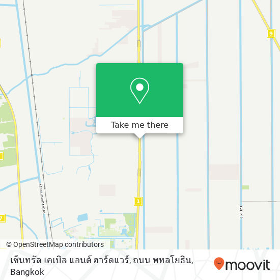 เซ็นทรัล เคเบิล แอนด์ ฮาร์ดแวร์, ถนน พหลโยธิน map