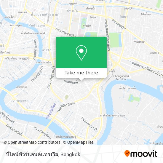 บีไลน์ทัวร์แอนด์แทรเวิล map