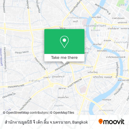 สำนักงานมูลนิธิ จี เต็ก ลิ้ม จ.นครนายก map