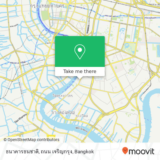 ธนาคารธนชาติ, ถนน เจริญกรุง map