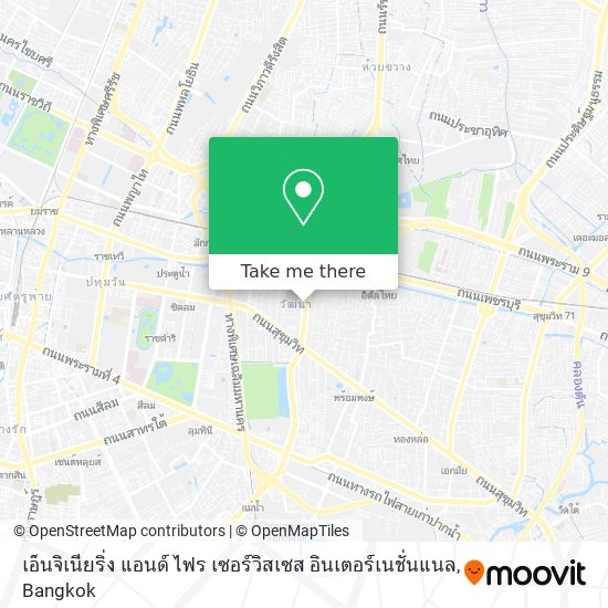 เอ็นจิเนียริ่ง แอนด์ ไฟร เซอร์วิสเซส อินเตอร์เนชั่นแนล map