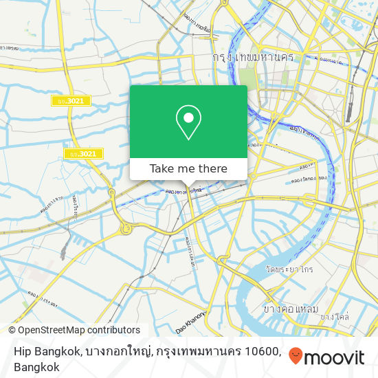 Hip Bangkok, บางกอกใหญ่, กรุงเทพมหานคร 10600 map