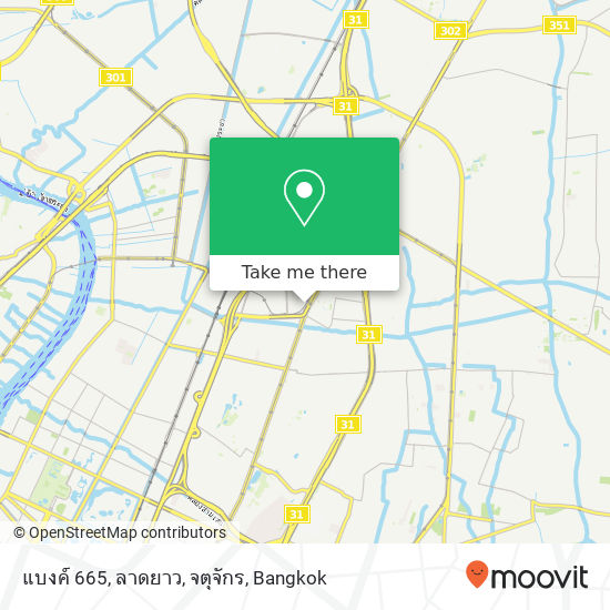 แบงค์ 665, ลาดยาว, จตุจักร map