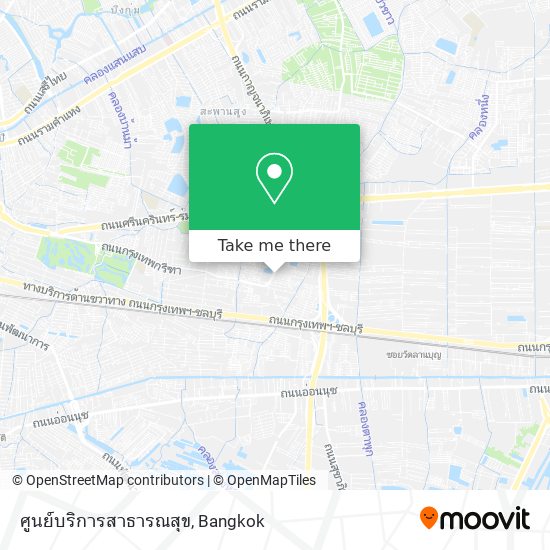 ศูนย์บริการสาธารณสุข map