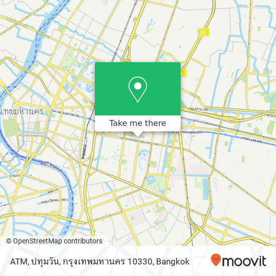 ATM, ปทุมวัน, กรุงเทพมหานคร 10330 map