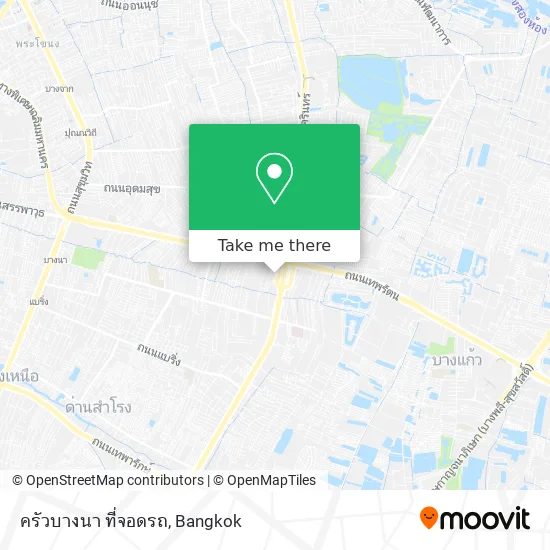 ครัวบางนา ที่จอดรถ map