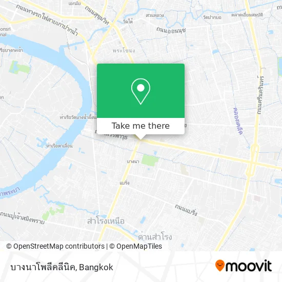 บางนาโพลีคลีนิค map