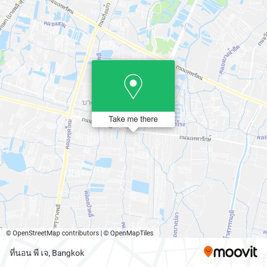 ที่นอน พี เจ map