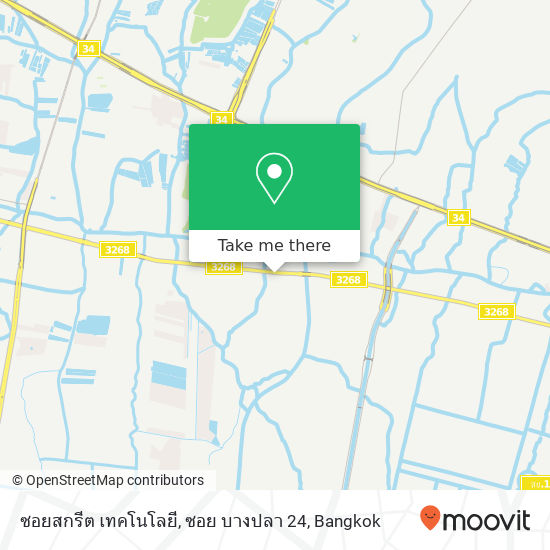 ซอยสกรีต เทคโนโลยี, ซอย บางปลา 24 map