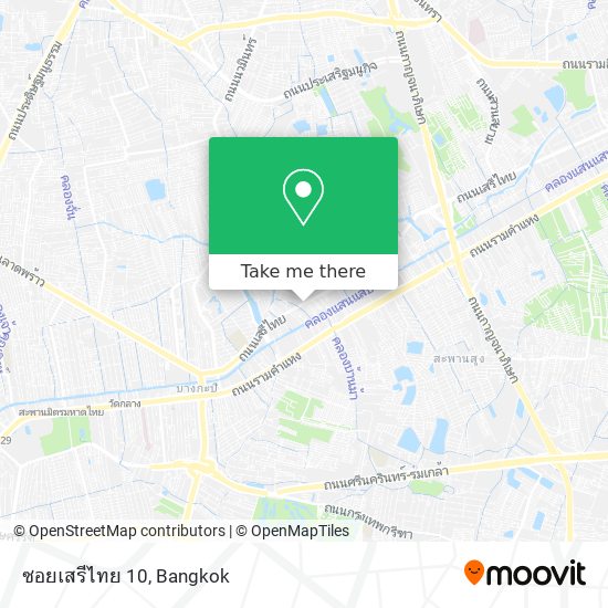 ซอยเสรีไทย 10 map