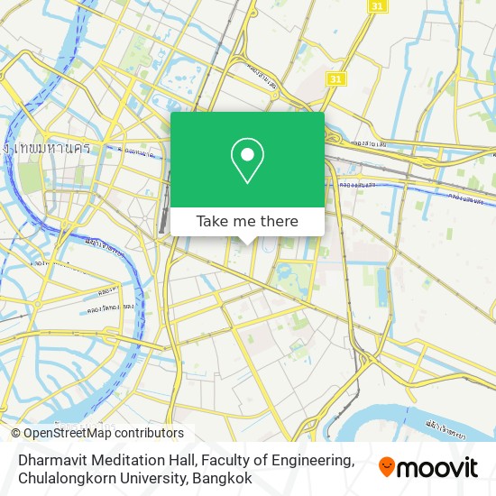 Dharmavit Meditation Hall, Faculty of Engineering, Chulalongkorn University map