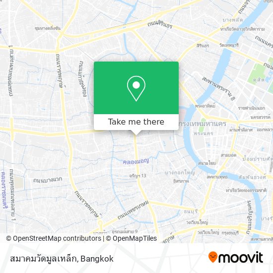 สมาคมวัดมูลเหล็ก map