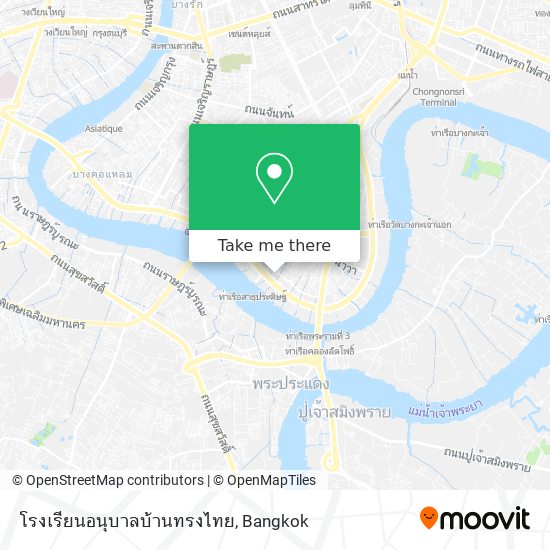 โรงเรียนอนุบาลบ้านทรงไทย map