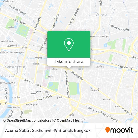 Azuma Soba : Sukhumvit 49 Branch map