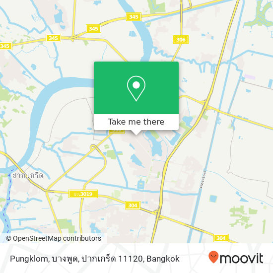 Pungklom, บางพูด, ปากเกร็ด 11120 map