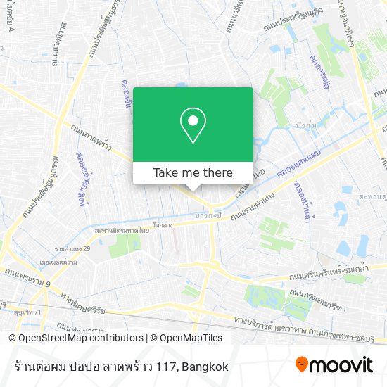 ร้านต่อผม ปอปอ ลาดพร้าว 117 map
