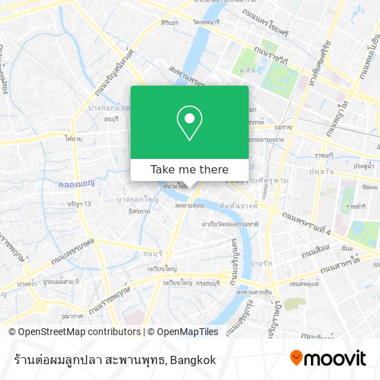 ร้านต่อผมลูกปลา สะพานพุทธ map