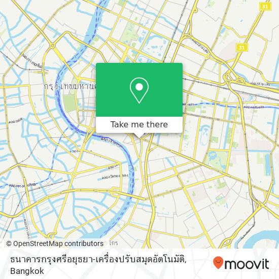 ธนาคารกรุงศรีอยุธยา-เครื่องปรับสมุดอัตโนมัติ map