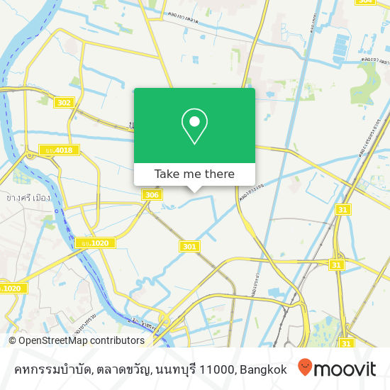 คหกรรมบำบัด, ตลาดขวัญ, นนทบุรี 11000 map