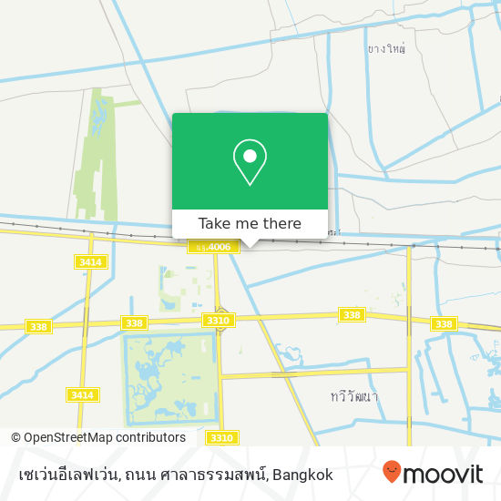 เซเว่นอีเลฟเว่น, ถนน ศาลาธรรมสพน์ map