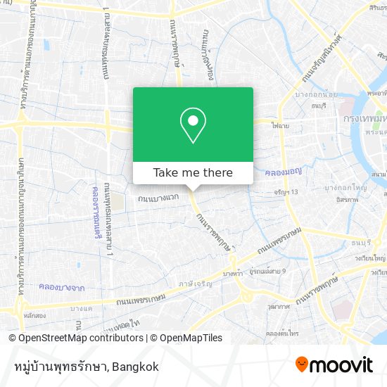 หมู่บ้านพุทธรักษา map