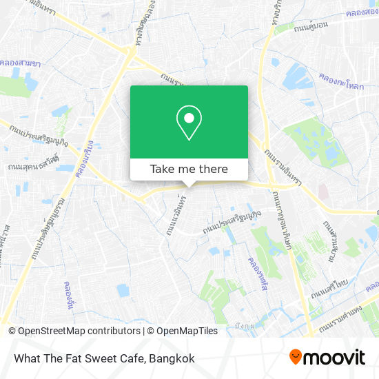 What The Fat Sweet Cafe map