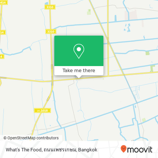 What's The Food, ถนนเพชรเกษม map