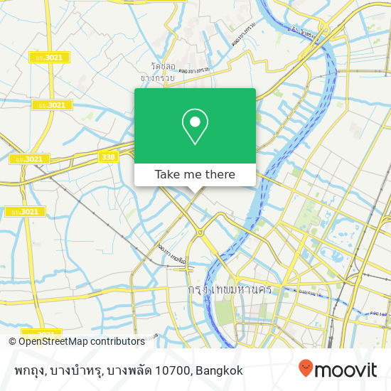 พกถุง, บางบำหรุ, บางพลัด 10700 map