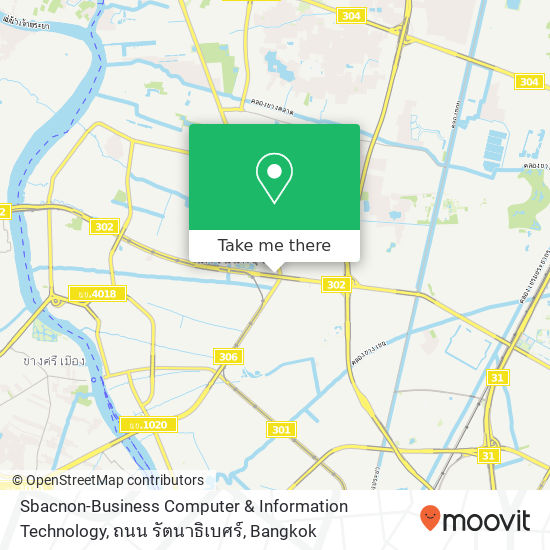 Sbacnon-Business Computer & Information Technology, ถนน รัตนาธิเบศร์ map