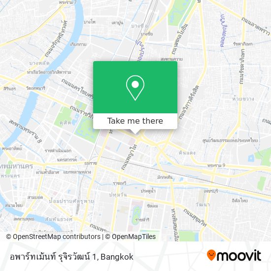 อพาร์ทเม้นท์ รุจิรวัฒน์ 1 map