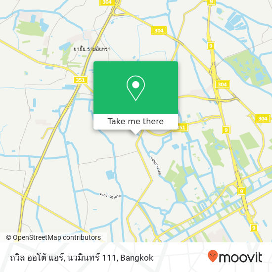 ถวิล ออโต้ แอร์, นวมินทร์ 111 map